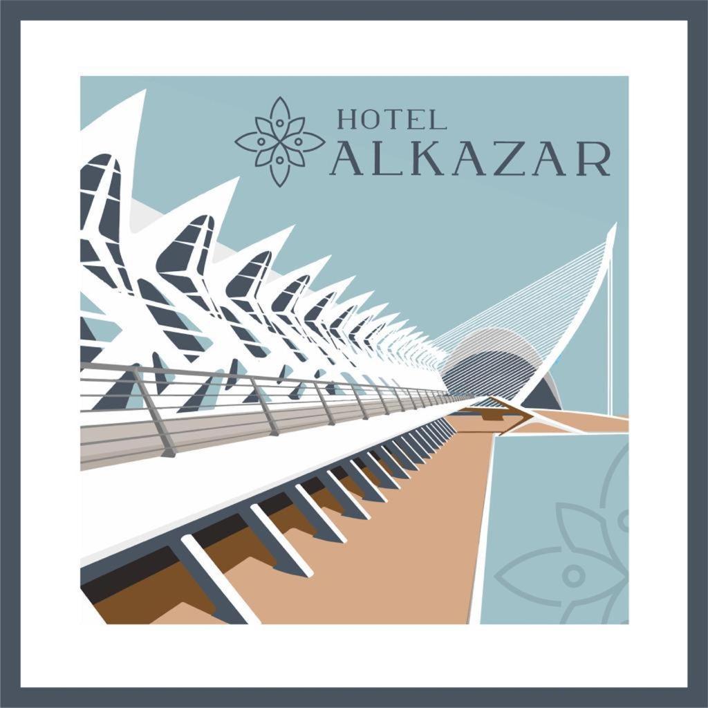Hotel Alkazar Valencia Bagian luar foto